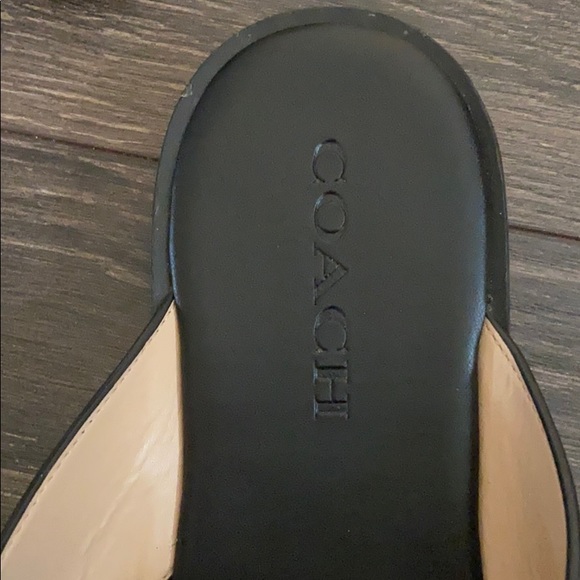 Coach Black Studded slide sandals - Picture 3 of 5